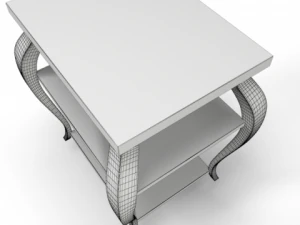 vera sidetable white 3D Model