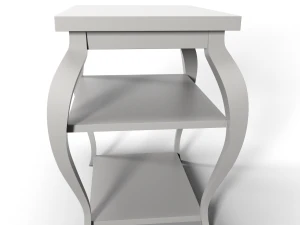 vera sidetable white 3D Model