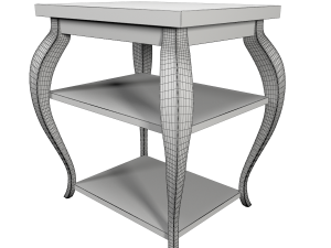 vera sidetable white Modèle 3D