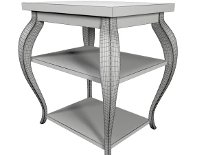 vera sidetable white 3D Model