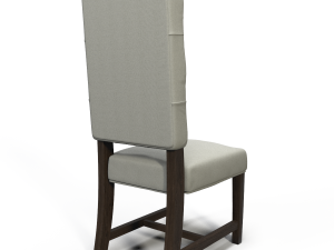 ashton tufted fabric chair 3D Модель
