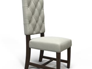 ashton tufted fabric chair 3D Модель