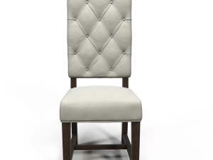 ashton tufted fabric chair 3D Модель