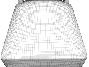 tufted leather chair Modèle 3D