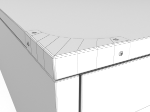 kenton accent table 3D 模型