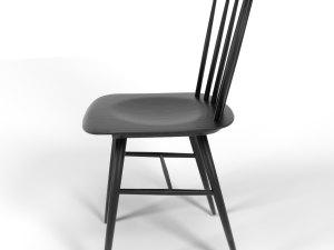 tucker chair black 3D मॉडल