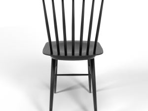 tucker chair black 3D मॉडल