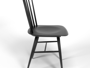 tucker chair black 3D मॉडल
