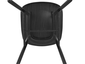 tucker chair black 3D Model
