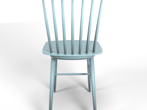 tucker chair blue 3D-Modell