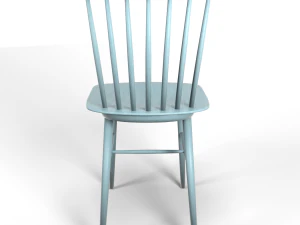 tucker chair blue 3D Model