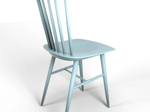 tucker chair blue 3D Model