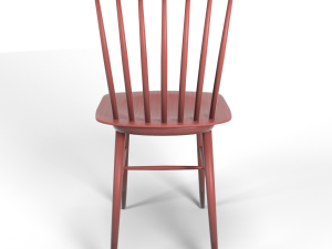 tucker chair red Modèle 3D
