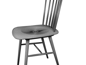 tucker chair red 3D Model