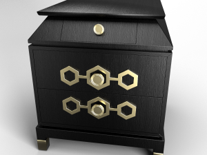 turner sidetable Modèle 3D