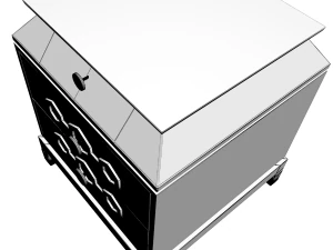 turner sidetable 3D Model