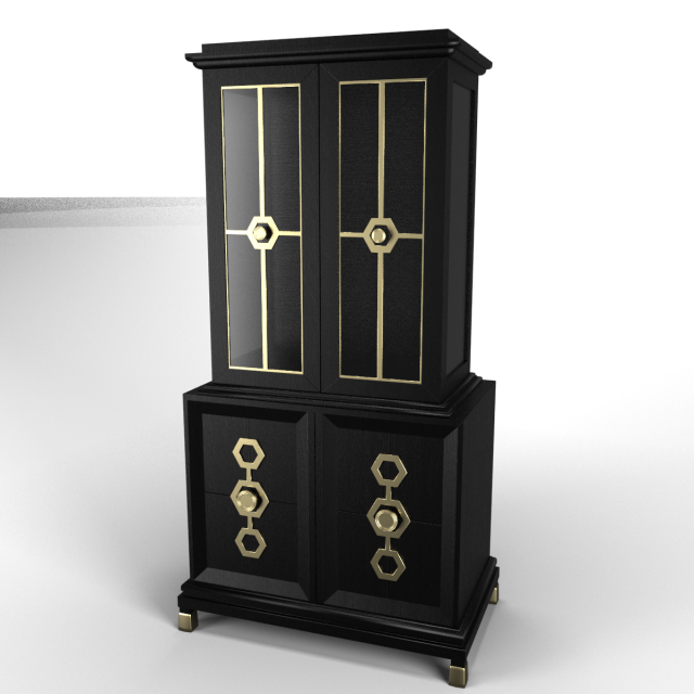 turner vitrine 3D Model .c4d .max .obj .3ds .fbx .stl .blend 