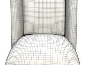 uptown modern chair Modelo 3D