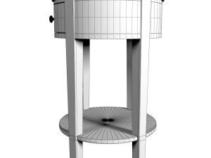 fillmore accent table Model 3D