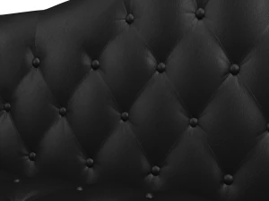 tufted leather sofa 3D Model