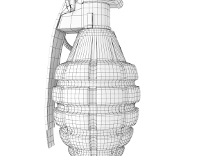 mk-2 frag grenade 3D Model