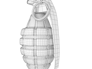 mk-2 frag grenade 3D Model