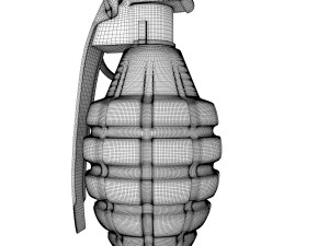 mk-2 frag grenade 3D Model