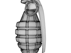 mk-2 frag grenade 3D Model