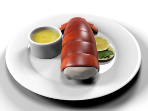 lobster dish 3D Model