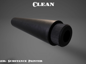 tactical suppressor silencer - pbr - 4k textures - highly detailed - unity - unreal Modelo 3D