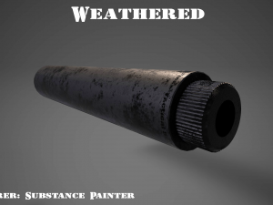 tactical suppressor silencer - pbr - 4k textures - highly detailed - unity - unreal Modelo 3D