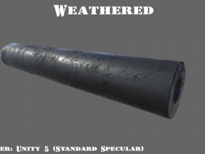 tactical suppressor silencer - pbr - 4k textures - highly detailed - unity - unreal Modelo 3D