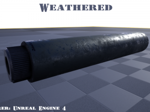 tactical suppressor silencer - pbr - 4k textures - highly detailed - unity - unreal Modelo 3D