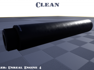 tactical suppressor silencer - pbr - 4k textures - highly detailed - unity - unreal Modelo 3D