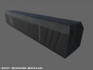 suppressor - silencer - attachment pbr 4k textures unity unreal 3D Model