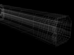 suppressor - silencer - attachment pbr 4k textures unity unreal 3D Model