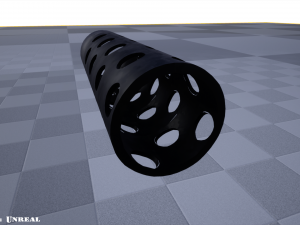 muzzle break - recoil compensator - attachment - pbr - 4k textures 3D Model