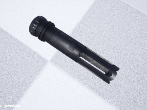 flash hider - muzzle suppresssor - attachment - pbr - 4k textures - unity - unreal Model 3D