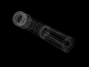 flash hider - muzzle suppresssor - attachment - pbr - 4k textures - unity - unreal Model 3D
