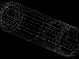 flash hider - muzzle suppresssor - attachment - pbr - 4k textures - unity - unreal 3D Model