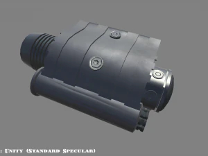 flash light - laser sight combo - attachment - pbr - 4k textures - low poly 3D Model