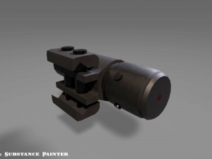 laser sight - light - attachment - pbr - 4k textures - unity - unreal 3D मॉडल
