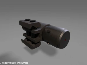 laser sight - light - attachment - pbr - 4k textures - unity - unreal 3D Model