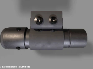 laser sight - light - attachment - pbr - 4k textures - unity - unreal 3D Model