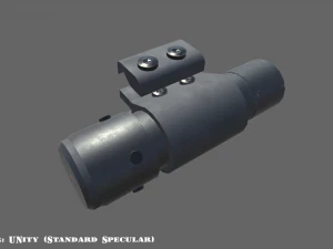 laser sight - light - attachment - pbr - 4k textures - unity - unreal 3D Model