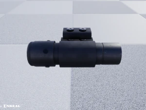 laser sight - light - attachment - pbr - 4k textures - unity - unreal 3D Model