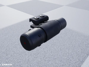 laser sight - light - attachment - pbr - 4k textures - unity - unreal 3D Model