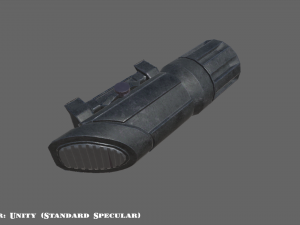 flash light - attachment - pbr - 4k textures - unity - unreal 3D Модель