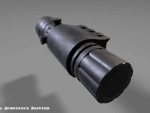 laser sight - attachment - pbr - 4k textures 3D Model
