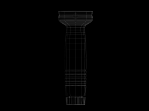 vertical grip - foregrip - attachment - pbr - 4k textures - unity - unreal 3D Model